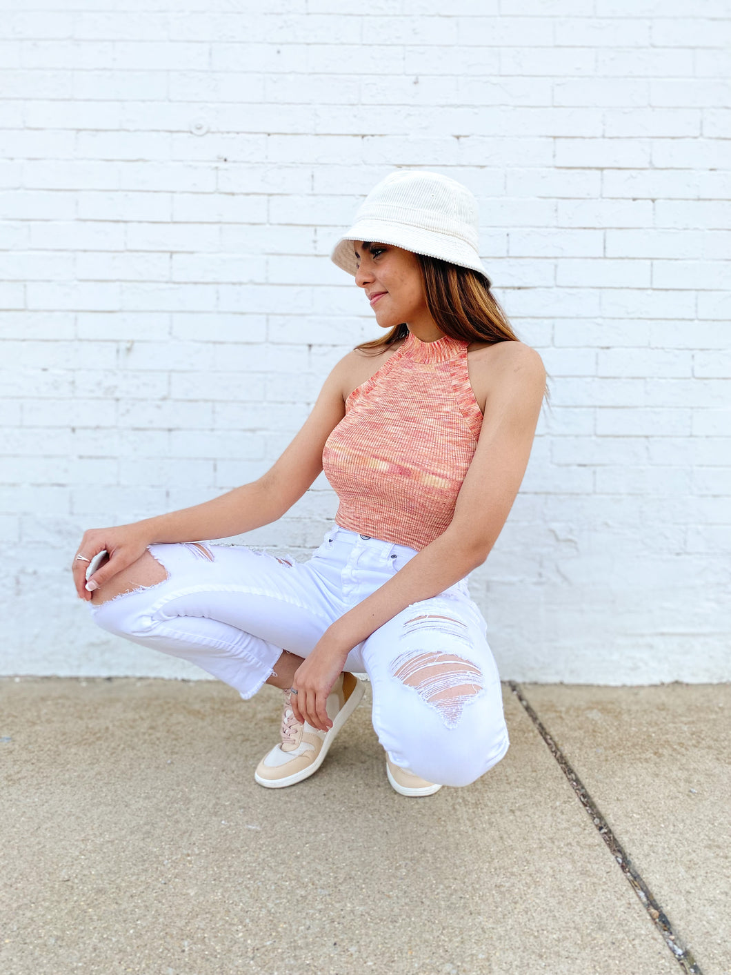 Dreamsicle Halter Top